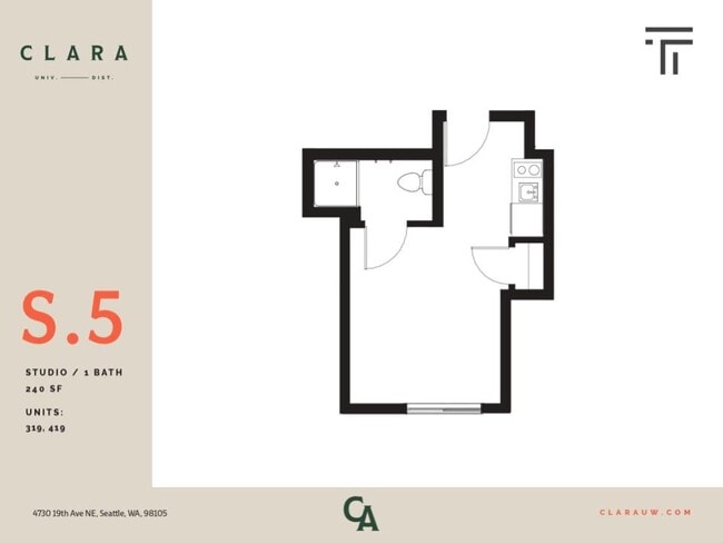 Floorplan - Clara Apartments