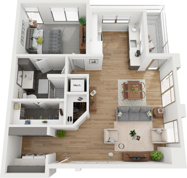 Floorplan - Deca Apartments