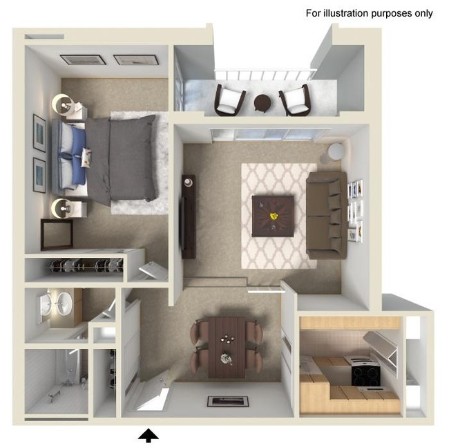 Floorplan - Serafino Square Luxury Apartments