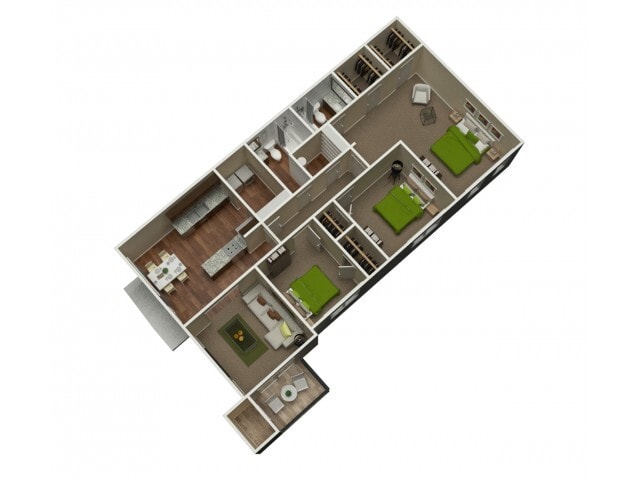 3 Bedroom 2 Bath - Branchwater