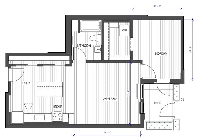 Floorplan - Hyas Point Apartments