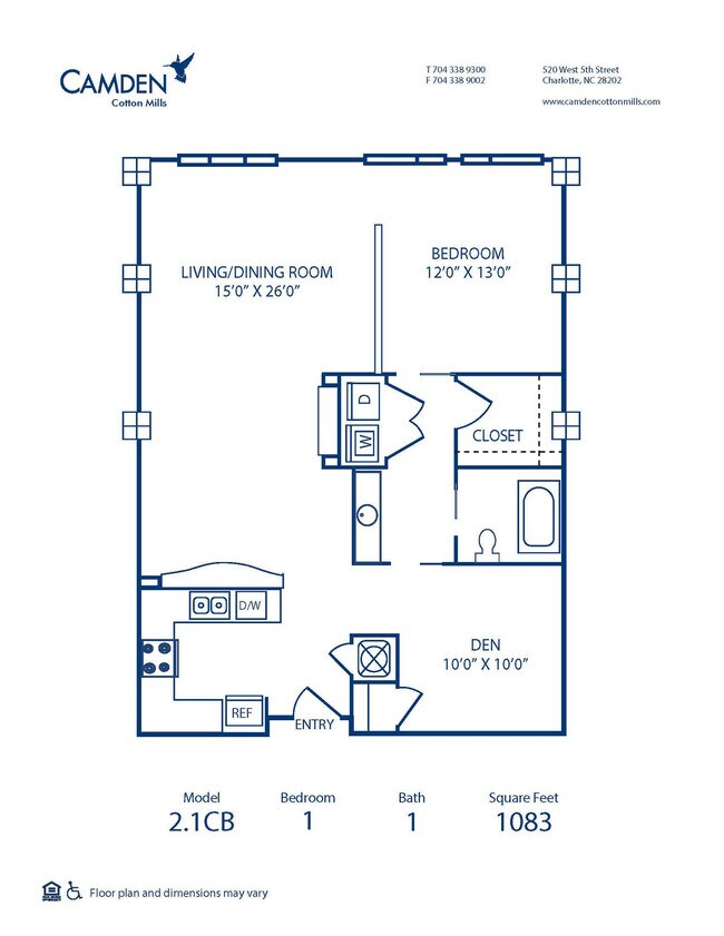 Floorplan - Camden Cotton Mills