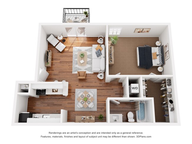 Floorplan - The Daphne Apartments