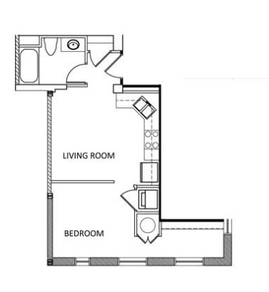 1BR/1BA - The Hancock Building