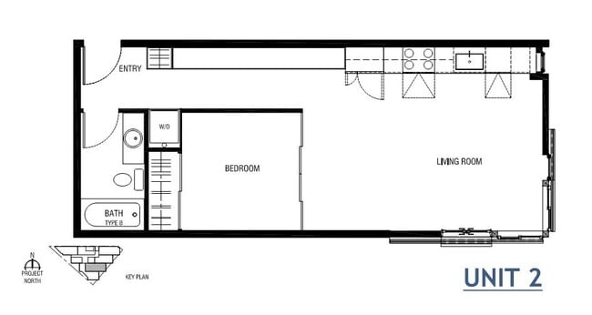 Floorplan for 202, 302 & 402 - The Harp
