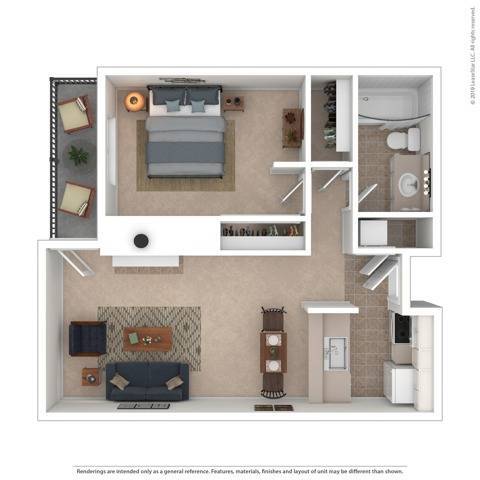 Floorplan - Emerson Apartments