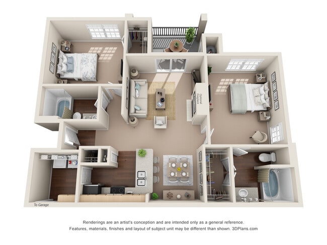 Floorplan - Sonterra Apartment Homes