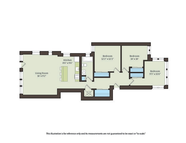Floorplan - 5234-5244 S. Ingleside Avenue