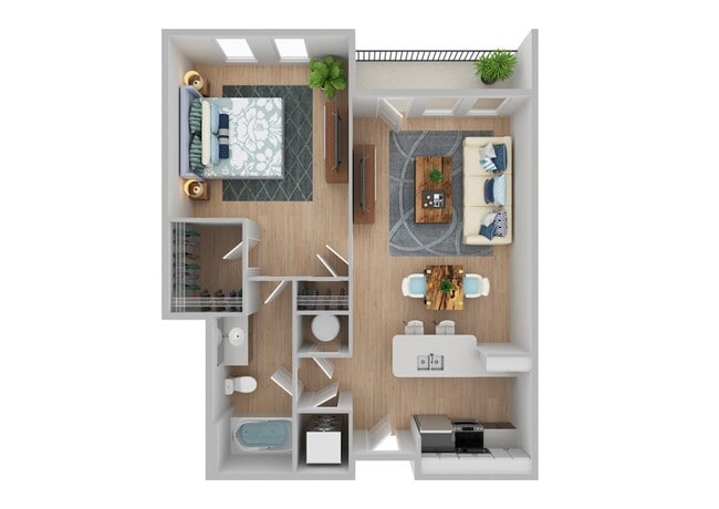 1 Bedroom | 1 Bath | 760 SF | Renovated - Talison Row at Daniel Island Apartments