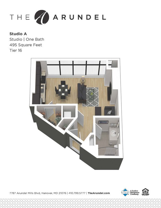 Floorplan - The Residences at Arundel Preserve