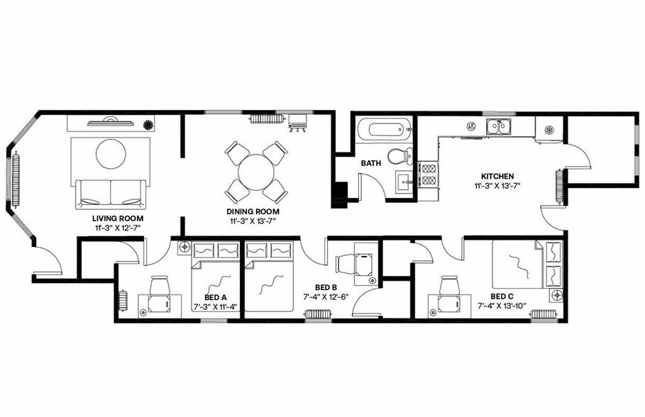 Building Photo - Room in Shared 3 bed/1 bath home