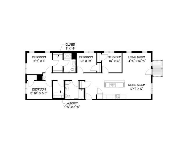 Floorplan - Enclave Overlook Apartments
