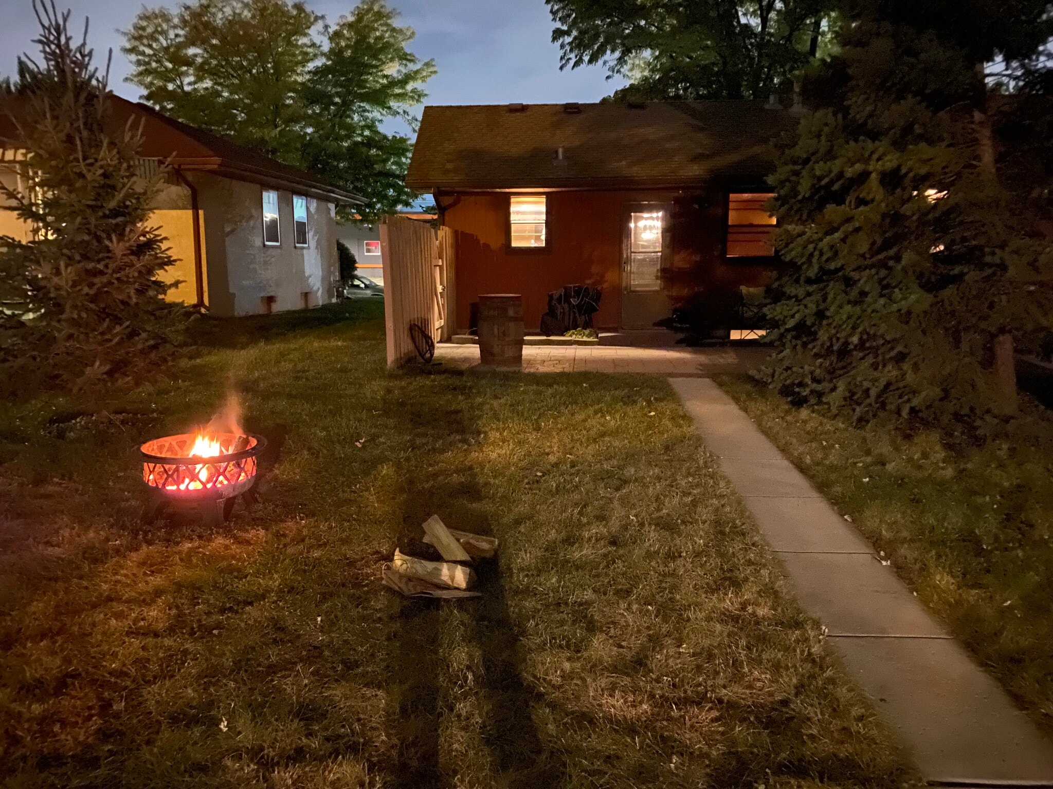 Backyard fire pit - 3477 5th St NE