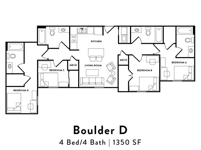 Floorplan - Point at Ames