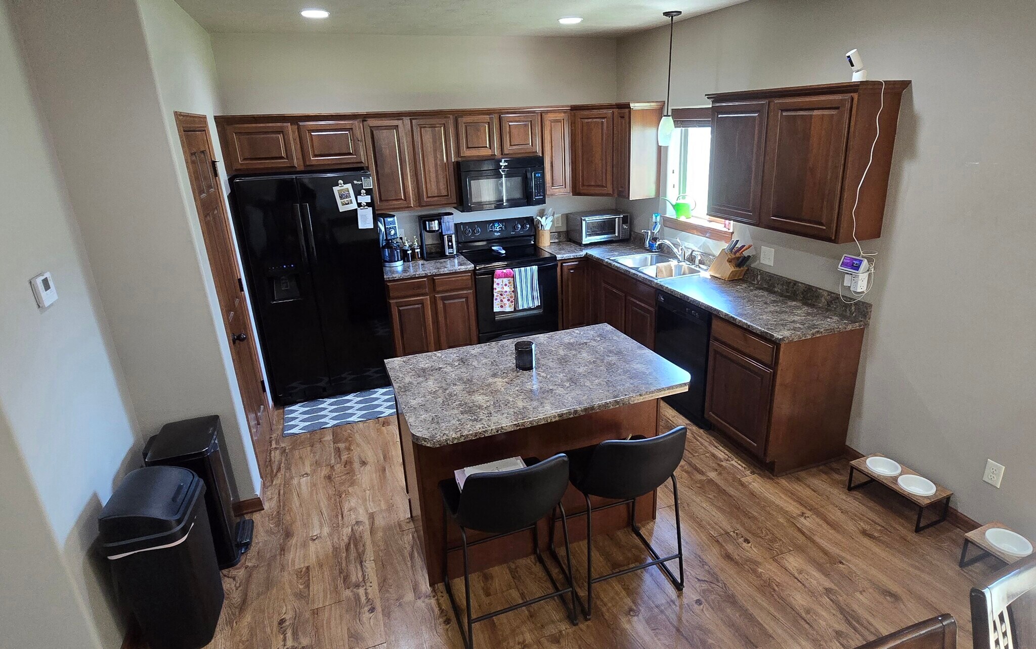 Custom Cherry Cabinets, Island and Dishwasher - 8413 W 53rd St