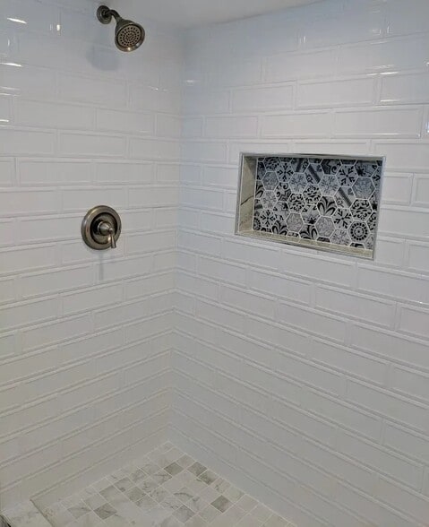 Interior of Shower - 1317 Irving St NW