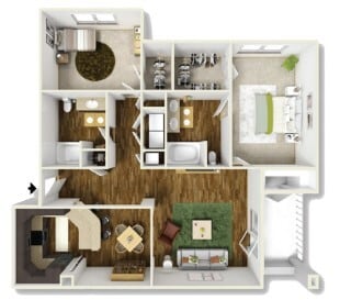 2 Bedroom - Landing at Willow Grove