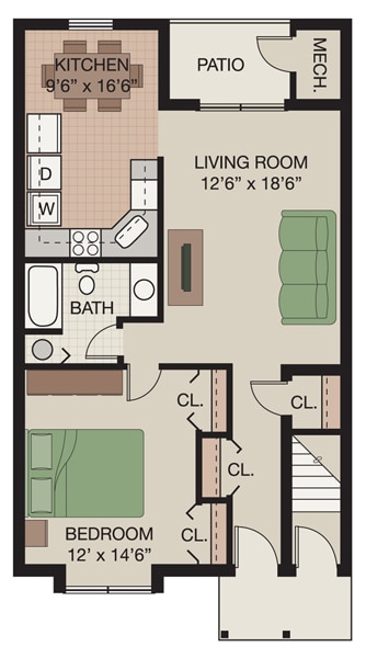 Floorplan - Chaddwell Apartments