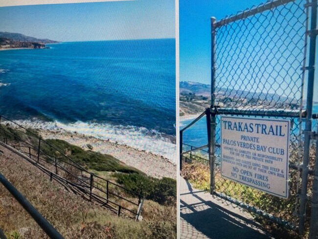 Private gate to beach bath - 32759 Seagate Dr