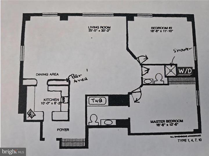 Floorplan - 1101 Saint Paul St