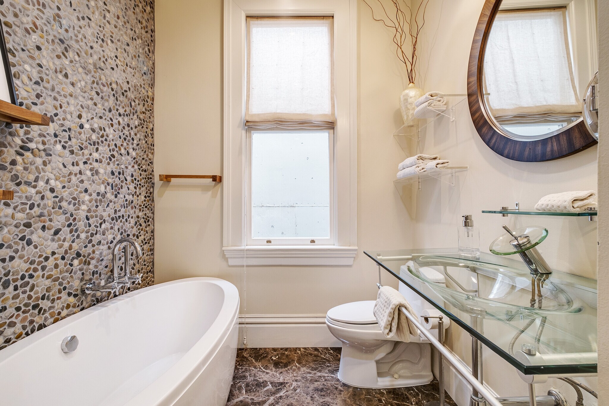 Back Bathroom Upstairs - Spa like finishes - 2188 Sutter St