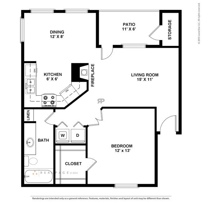 Floorplan - Elements of Belle Rive Apartments