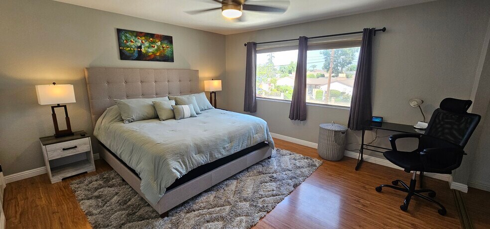 First Bedroom - King Bed - 1910 W Palmyra Ave