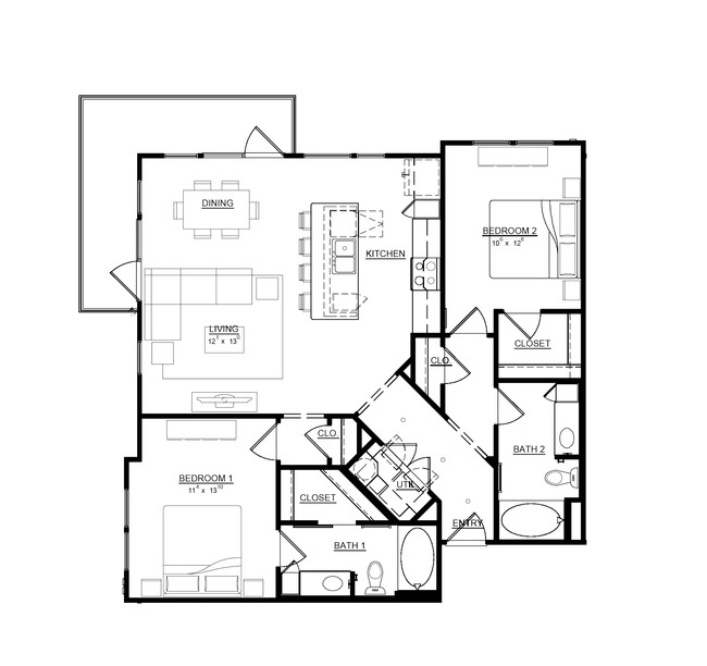 Floorplan - Magnolia off Henderson