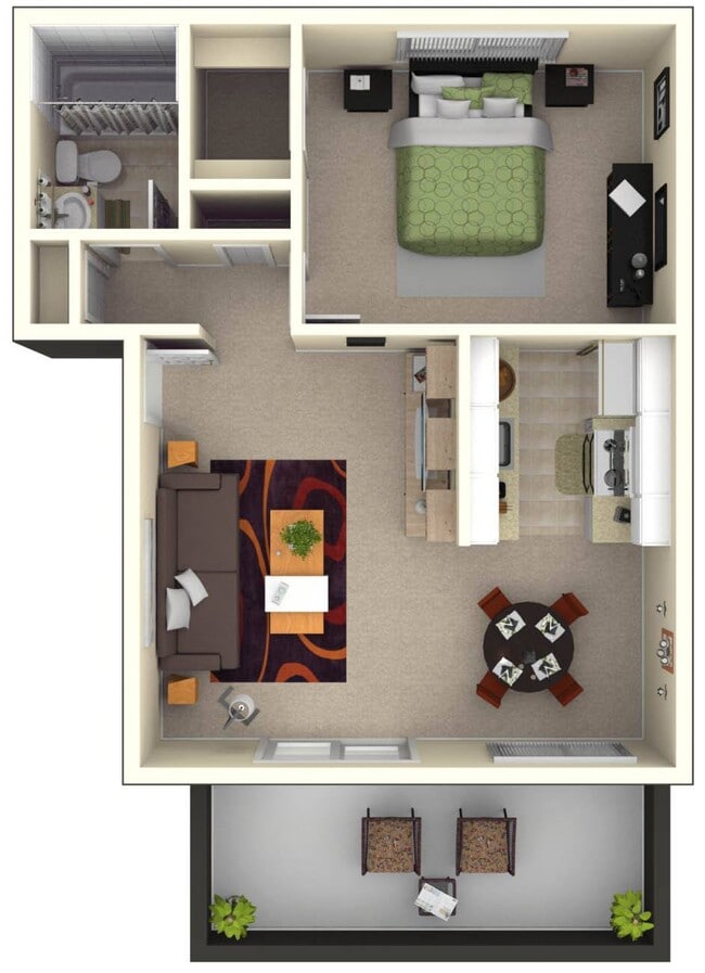 Floorplan - Regency Plaza Apartment Homes