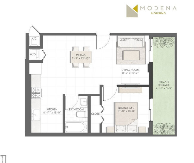 Floorplan - Modena 87