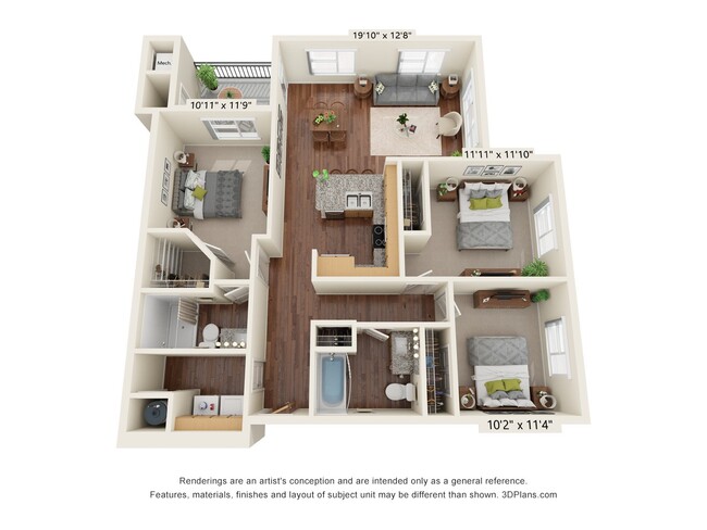 Floorplan - South Range Crossings