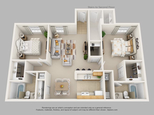 Floorplan - Brittany Bay I