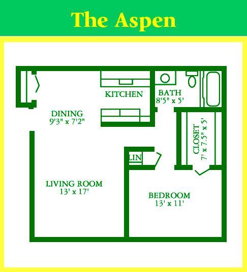 Floorplan - Village Oaks Apartments