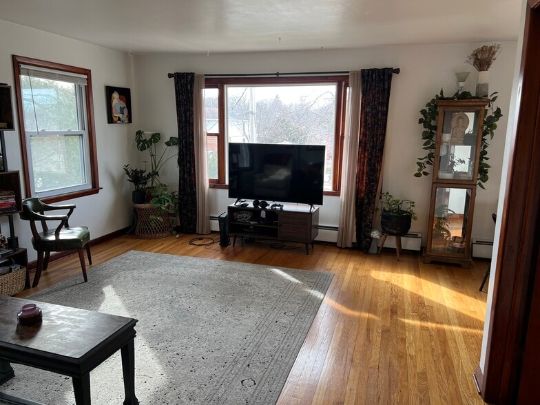 Large window faces west - 2113 N Sherman Ave