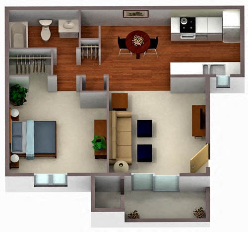 Floorplan - Palm Crest at Station 40