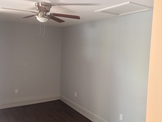 The main room has a ceiling fan and natural light. - 3819 Gallatin Pike