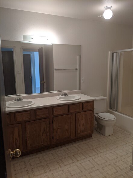 double vanity bathroom - 4502 E 12th St