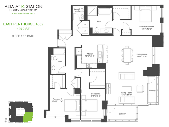 East Penthouse 4002 - Alta at K Station