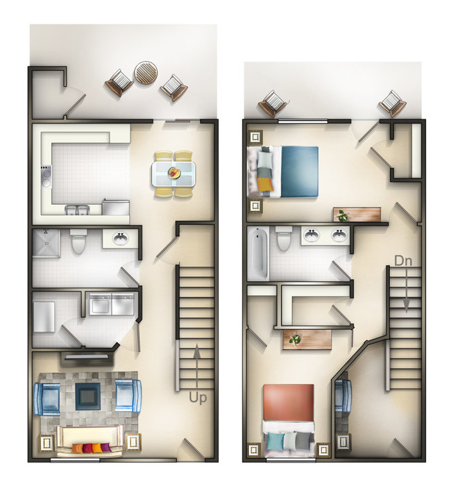 Floorplan - River Birch Apartments