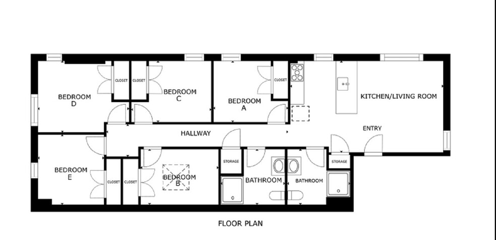 Building Photo - Private bedroom in 5 bed/2 bath Home