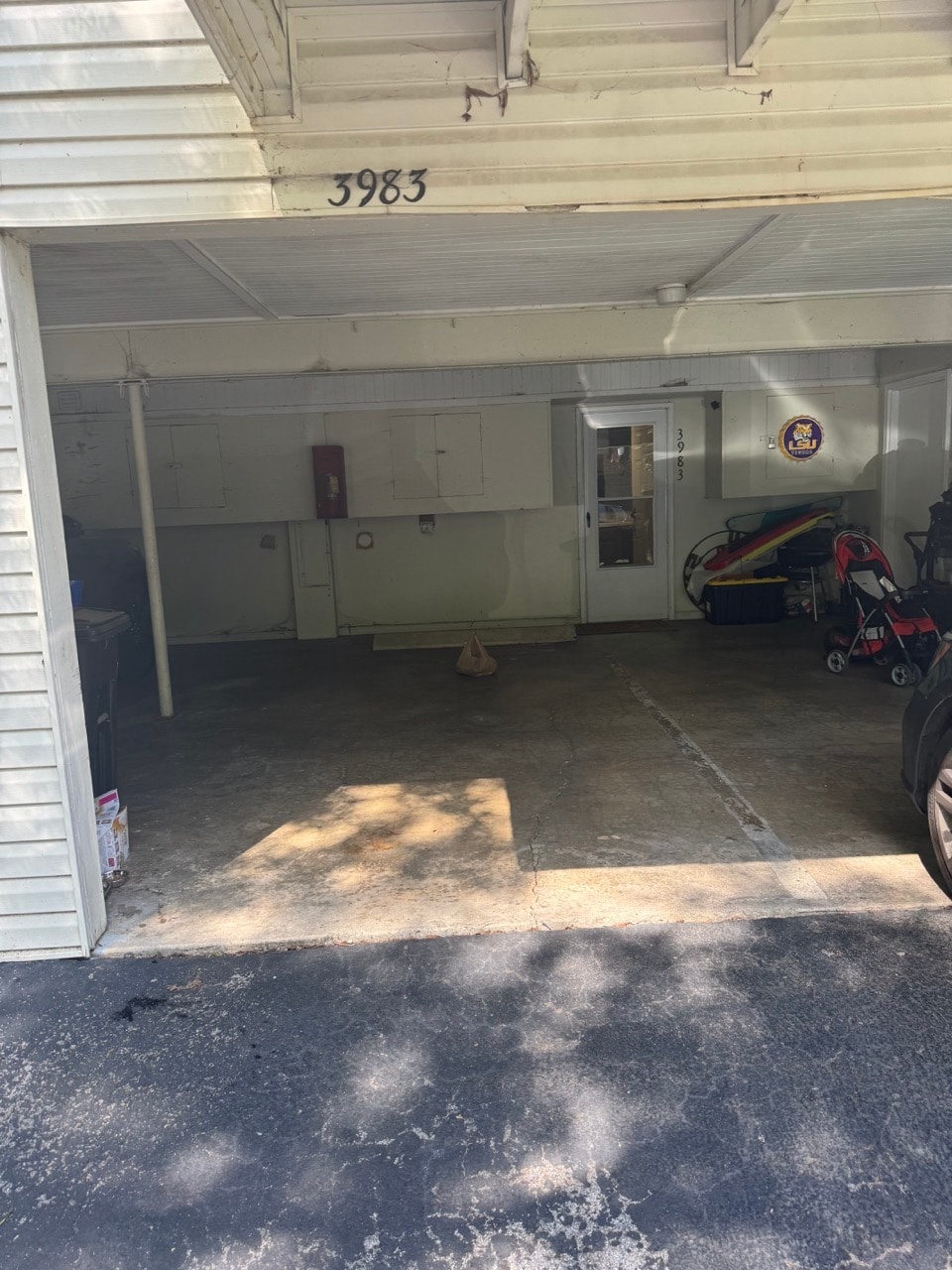 covered parking space by rear entry - 3983 N Quail Ln