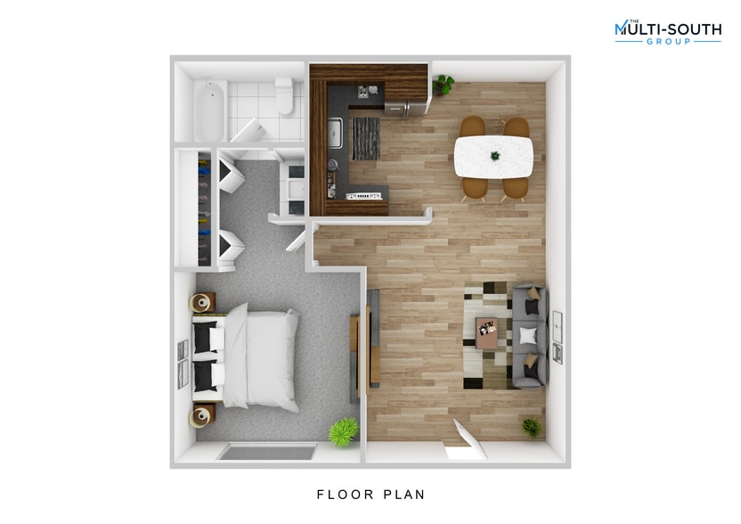 One Bedroom - Emerald Park Apartments