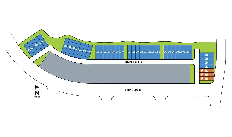 Site plan (335) - 7349 S Olivine River Ln