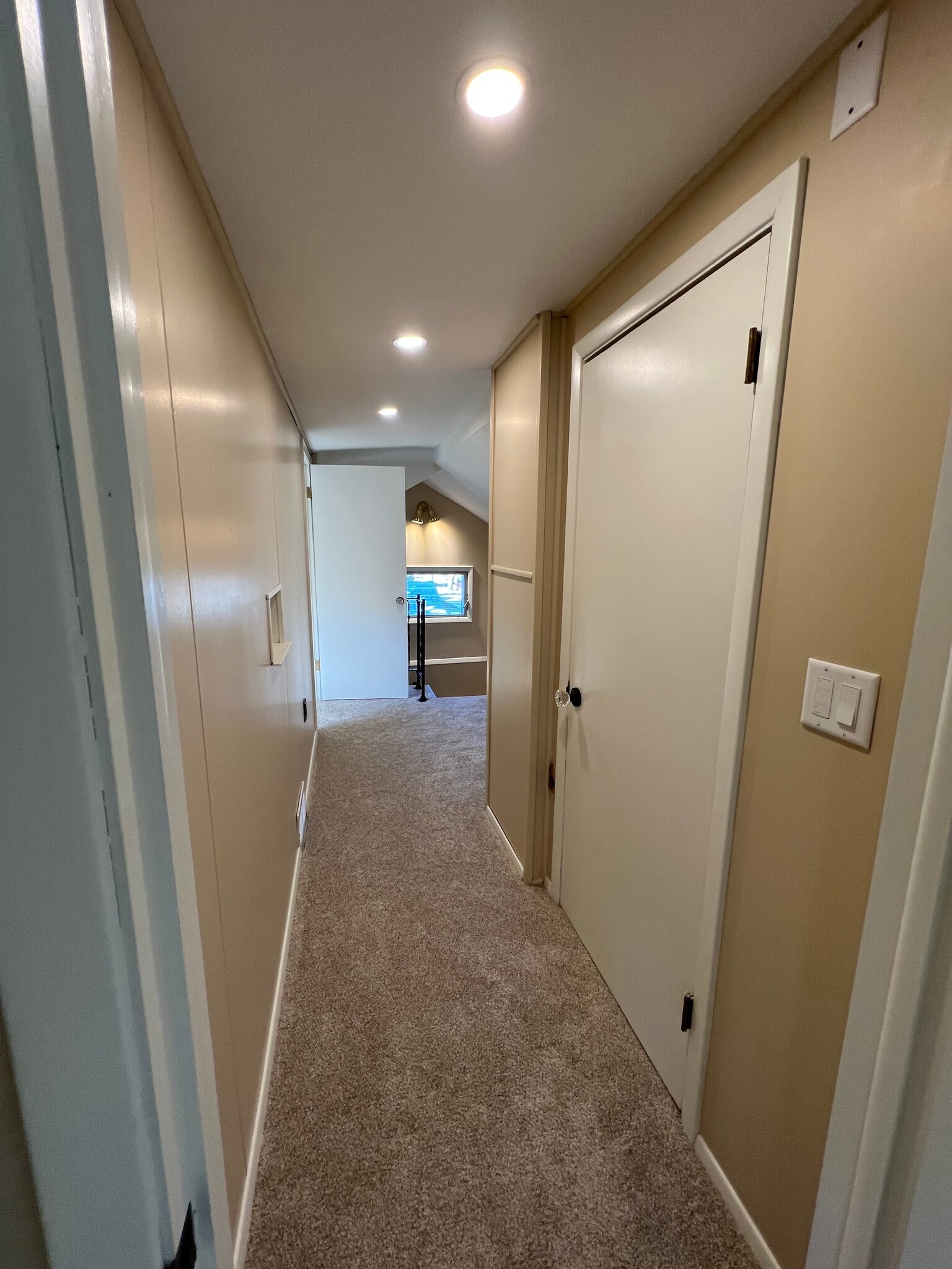 Upper Hallway with new lighting. - 3602 75th St