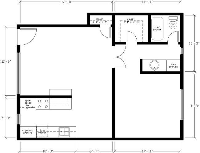 Floorplan - Sycamore Glen Apartments