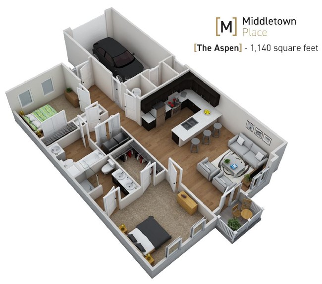 Floorplan - Middletown Place Apartments