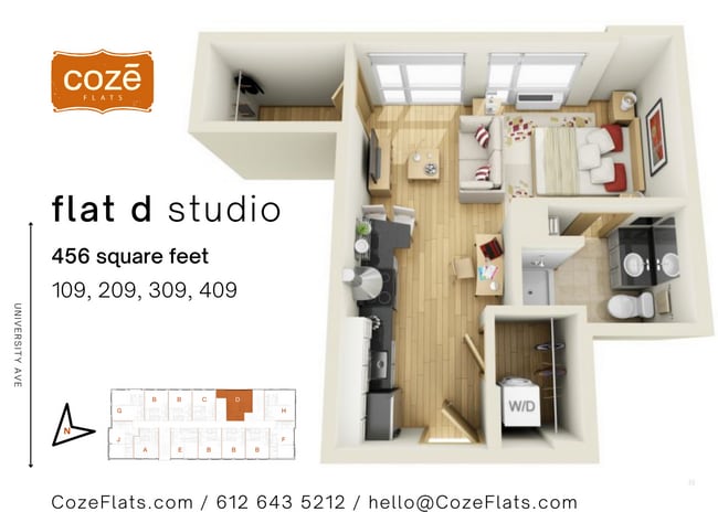 Floorplan - Coze Flats