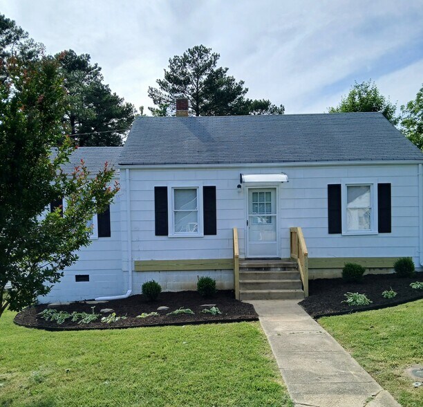 exterior improvements underway - 707 Monroe St