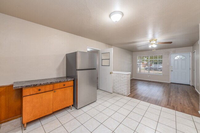 Kitchen looking into living room - 1816 E Tucker Blvd