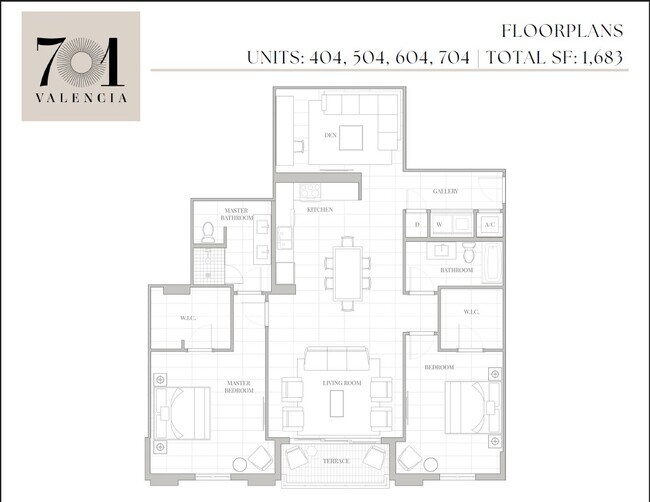 Floorplan - 701 Valencia